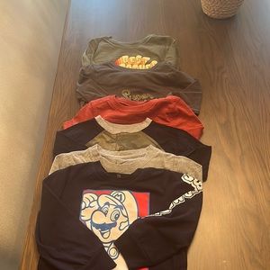 4t toddler boy long sleeve shirt bundle